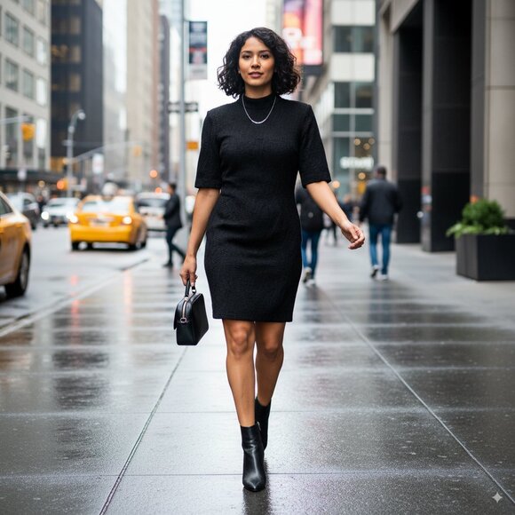 Elliatt NWT Imaginative Mini Dress in Black Size Small - Picture 1 of 6